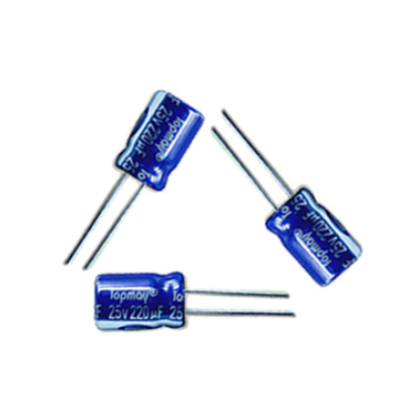 Aluminiumelektrolytkondensator-Miniaturgröße Tmce02-15 des Aluminiums 25V
